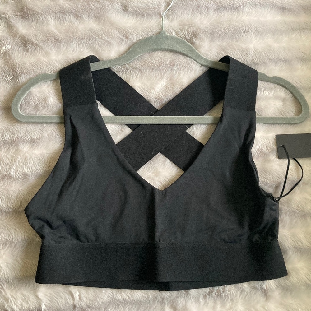Noli Vixen Black Sports Bra - Size M - Brand New With Tags